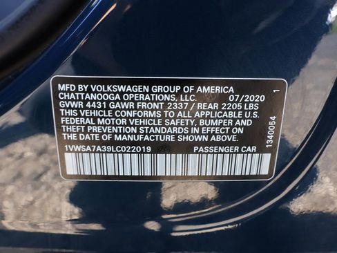 Used 2020 Volkswagen Passat 2.0T SE FWD image 42