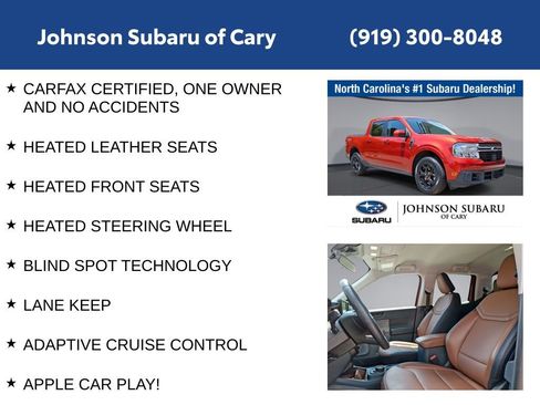 Used 2022 Ford Maverick Lariat w/ Lariat Luxury Package AWD/4WD image 6