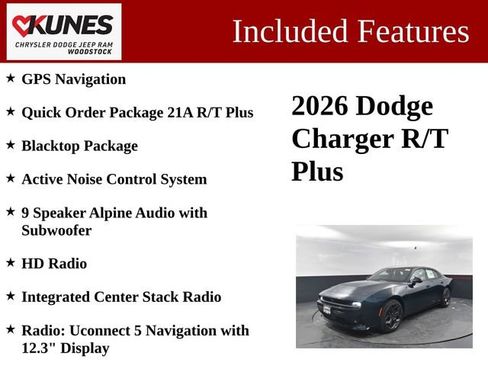 New 2026 Dodge Charger R/T AWD/4WD image 3