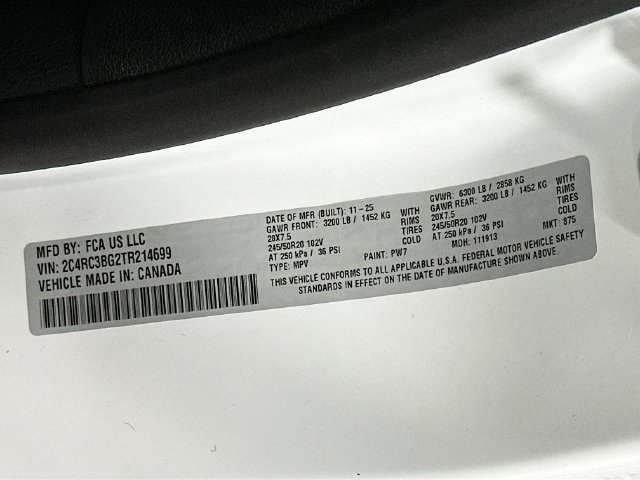 New 2026 Chrysler Pacifica Select AWD/4WD image 33