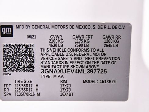 Used 2021 Chevrolet Equinox LT AWD/4WD image 16
