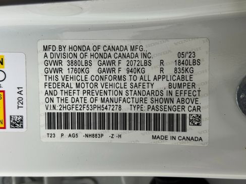 Used 2023 Honda Civic Sport image 38