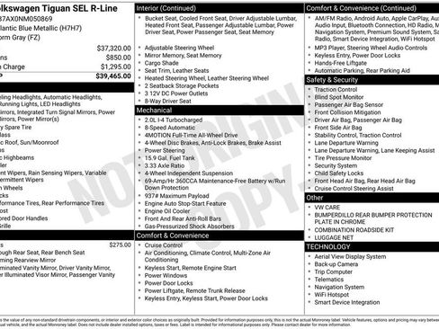 Used 2022 Volkswagen Tiguan SEL R-Line image 45