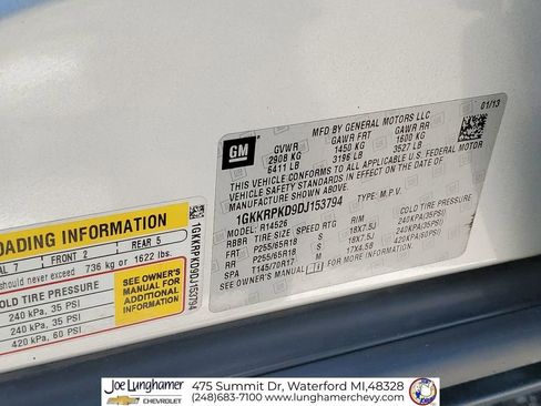 Used 2013 GMC Acadia SLE FWD image 33