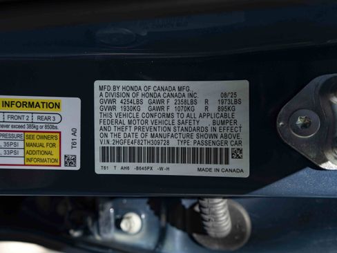 Used 2026 Honda Civic Sport image 45