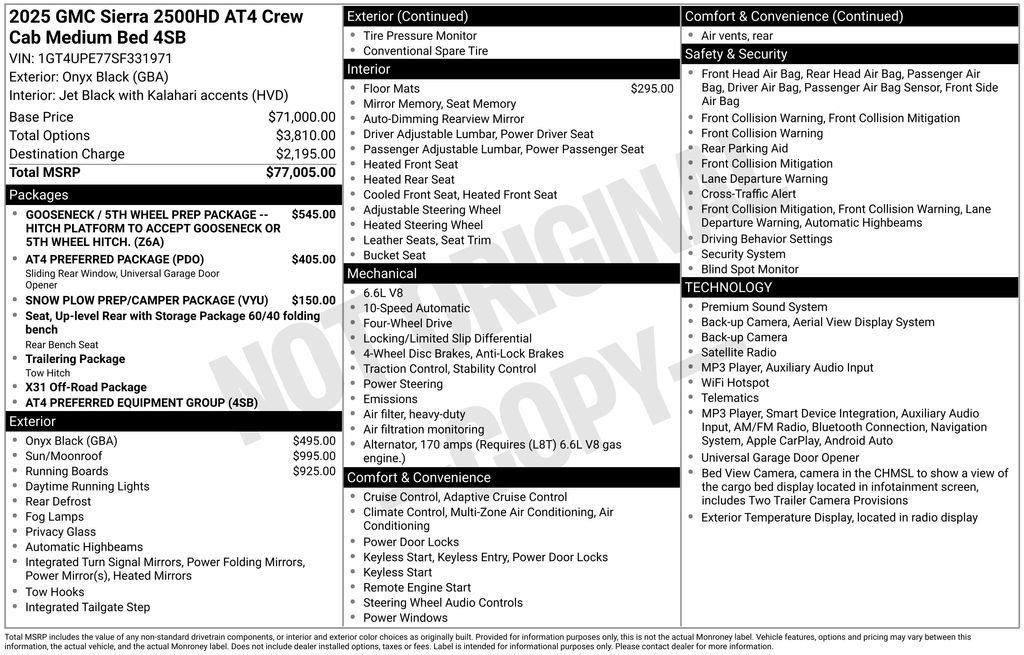 Used 2025 GMC Sierra 2500 AT4 AWD/4WD image 29
