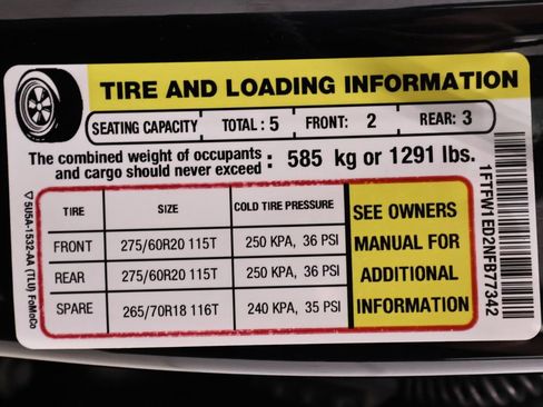 Certified 2022 Ford F150 Platinum w/ Equipment Group 701A High AWD/4WD image 53