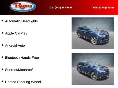 Used 2019 Acura MDX Sport Hybrid w/ Advance Pkg AWD/4WD image 11