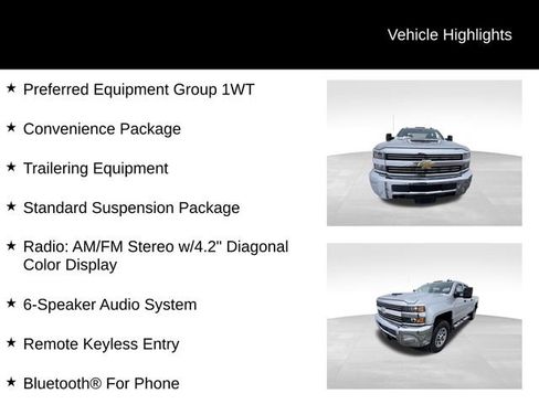 Certified 2017 Chevrolet Silverado 3500 W/T w/ WT Convenience Package image 14