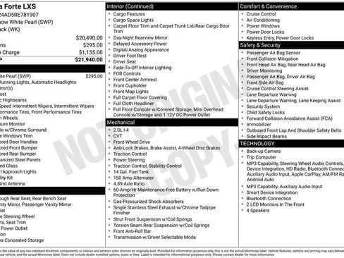 Used 2024 Kia Forte LXS FWD image 2