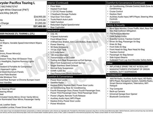 Used 2017 Chrysler Pacifica Touring-L image 25
