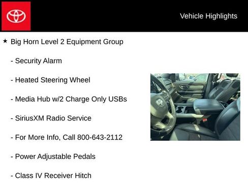 Used 2021 RAM 1500 Big Horn w/ Built-to-serve Edition AWD/4WD image 7