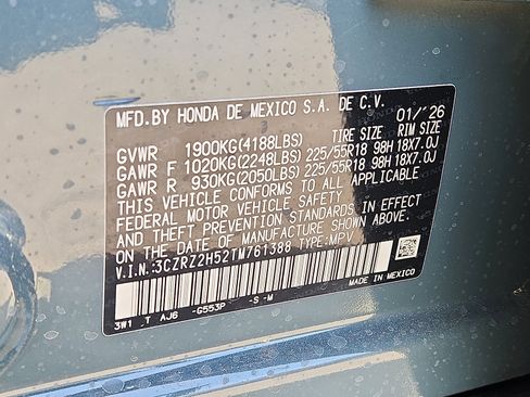 New 2026 Honda HR-V Sport image 15