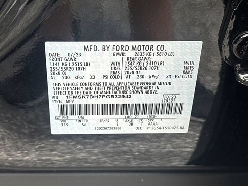 Certified 2023 Ford Explorer XLT w/ Equipment Group 202A RWD image 34