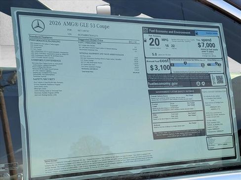 New 2026 Mercedes-Benz GLE 53 AMG 4MATIC Coupe image 19