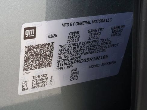 Used 2025 Chevrolet Tahoe Z71 AWD/4WD image 23