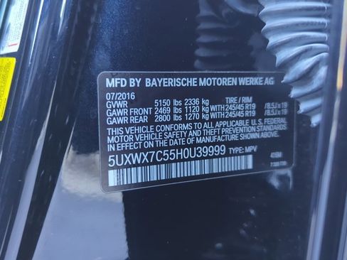 Used 2017 BMW X3 xDrive35i image 27