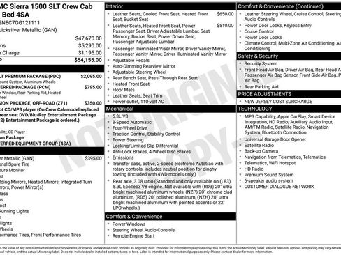 Used 2016 GMC Sierra 1500 SLT w/ Texas SLT Premium Package image 5