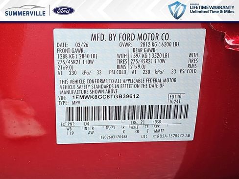 New 2026 Ford Explorer ST AWD/4WD image 38