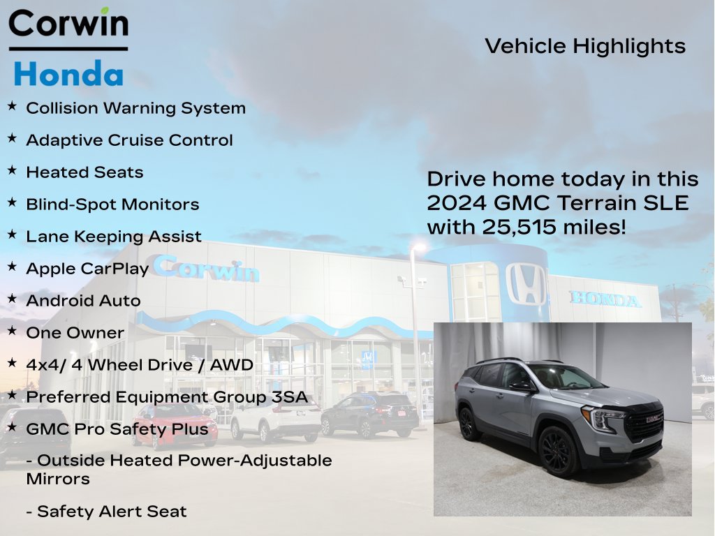 Used 2024 GMC Terrain SLE w/ Driver Convenience Package AWD/4WD image 7