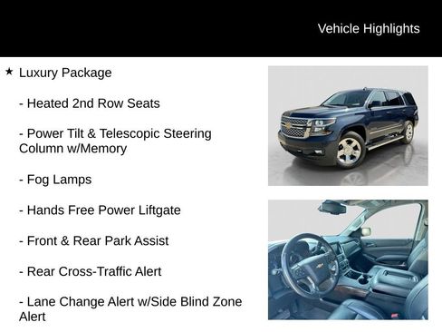 Used 2018 Chevrolet Tahoe LT w/ LT Signature Package AWD/4WD image 31