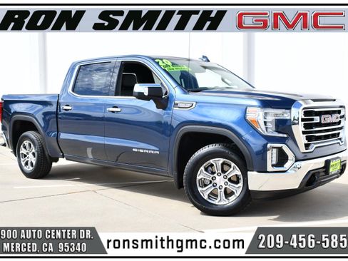 Used 2020 GMC Sierra 1500 SLT w/ Driver Alert Package I RWD image 1