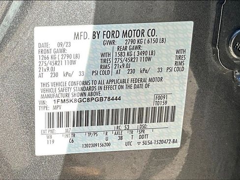 Used 2023 Ford Explorer ST w/ Equipment Group 401A image 34