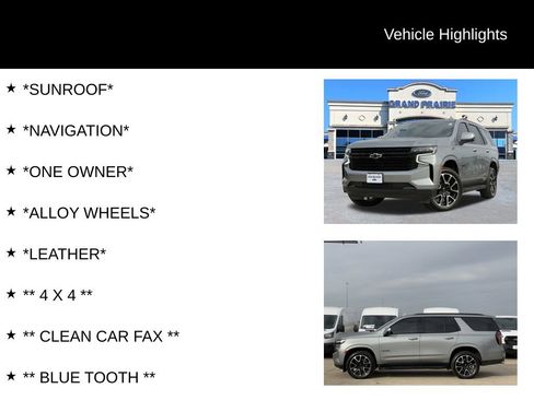 Used 2024 Chevrolet Tahoe RST w/ Sport Performance Package image 4