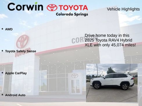 Used 2025 Toyota RAV4 XLE AWD/4WD image 6