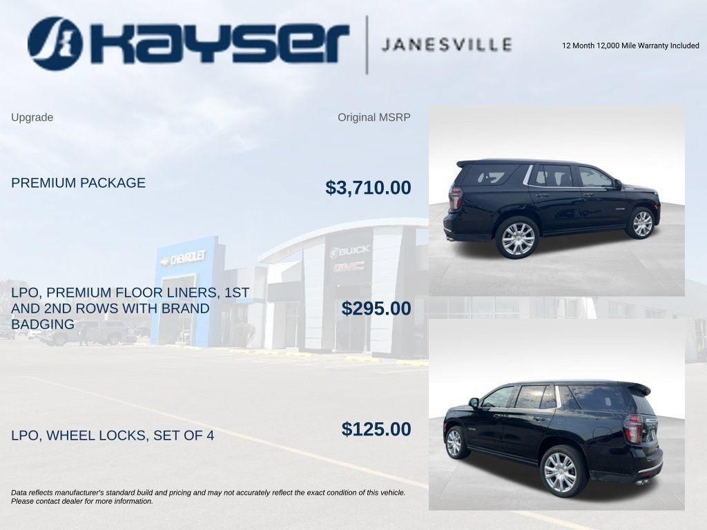 Certified 2024 Chevrolet Tahoe High Country w/ Premium Package AWD/4WD image 2