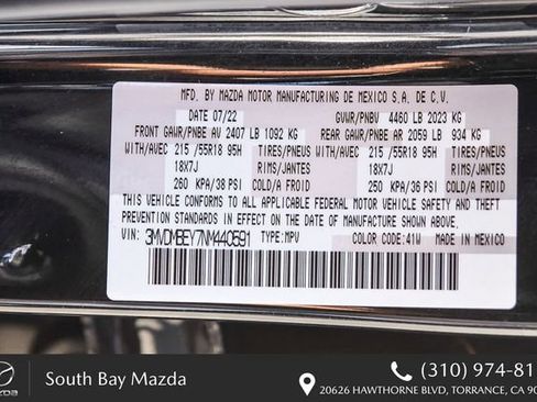 Certified 2022 MAZDA CX-30 2.5 Turbo w/ Premium Plus Pkg image 28