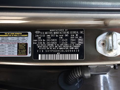 Used 2020 Kia Telluride S w/ S 8 Passenger Seating Package image 95