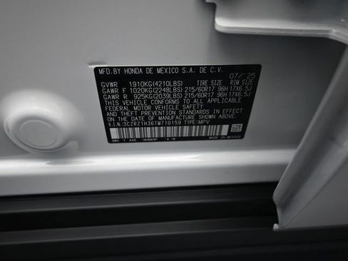 Certified 2026 Honda HR-V LX image 19