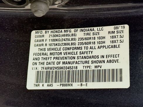 Used 2019 Honda CR-V EX image 32