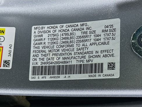 Used 2025 Honda CR-V LX image 12