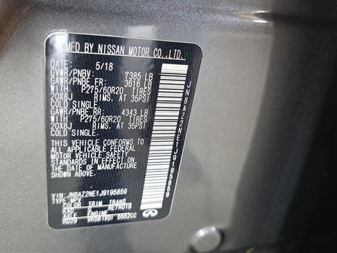 Used 2018 INFINITI QX80 4WD w/ Driver Assistance Package image 37