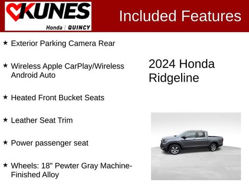 Used 2024 Honda Ridgeline RTL image 3