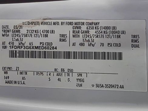 Used 2021 Ford F350 XL w/ Power Equipment Group image 35