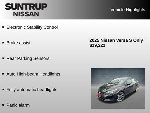 Used 2025 Nissan Versa S w/ S Plus Package FWD image 30