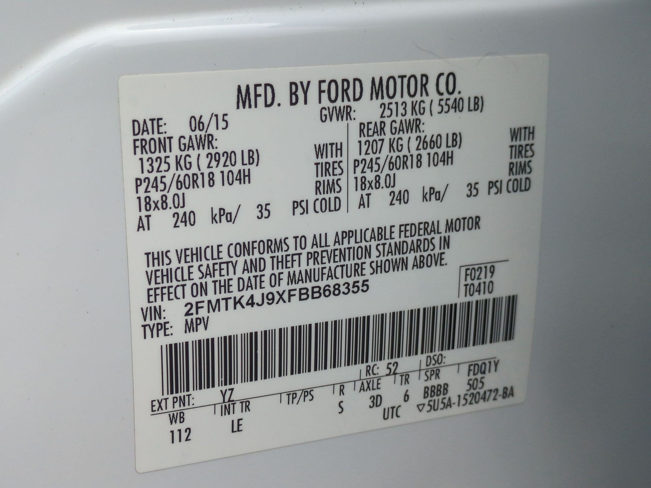 Used 2015 Ford Edge SEL w/ Equipment Group 201A AWD/4WD image 28