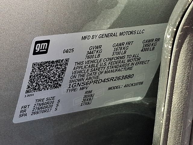 Used 2025 Chevrolet Tahoe Z71 AWD/4WD image 28