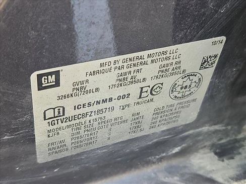 Used 2015 GMC Sierra 1500 SLE image 17