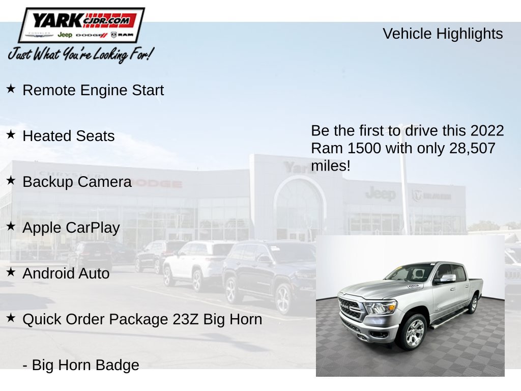 Certified 2022 RAM 1500 Big Horn AWD/4WD image 13