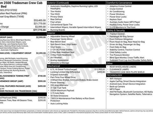 New 2026 RAM 2500 Tradesman w/ Safety Group AWD/4WD image 7