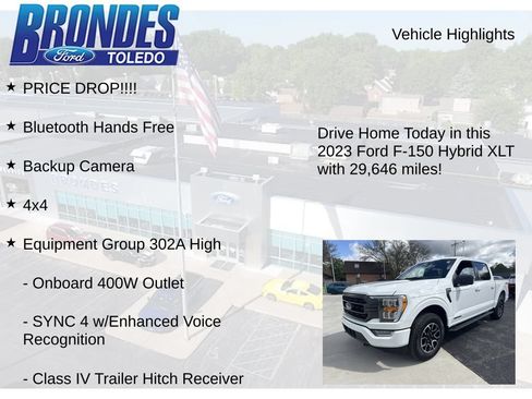 Used 2023 Ford F150 XLT w/ Equipment Group 302A High AWD/4WD image 5