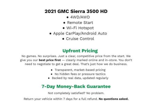 Used 2021 GMC Sierra 3500 Denali w/ Denali Ultimate Package AWD/4WD image 2
