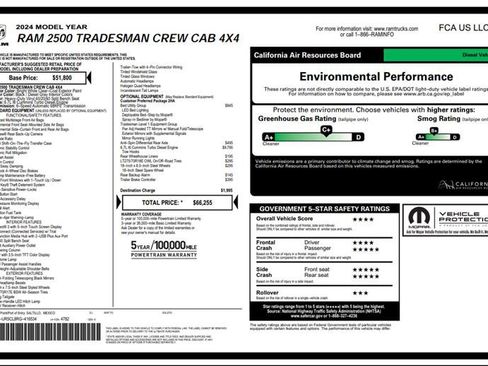 Used 2024 RAM 2500 Tradesman w/ Bed Utility Group AWD/4WD image 3