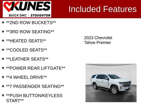 Used 2023 Chevrolet Tahoe Premier AWD/4WD image 3