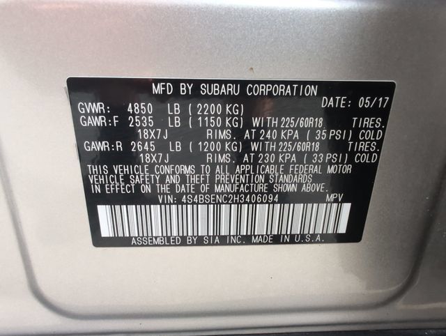Used 2017 Subaru Outback 3.6R Limited AWD/4WD image 18