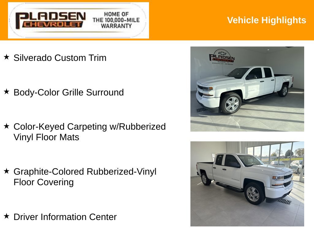 Used 2017 Chevrolet Silverado 1500 Custom w/ Custom Convenience Package AWD/4WD image 24